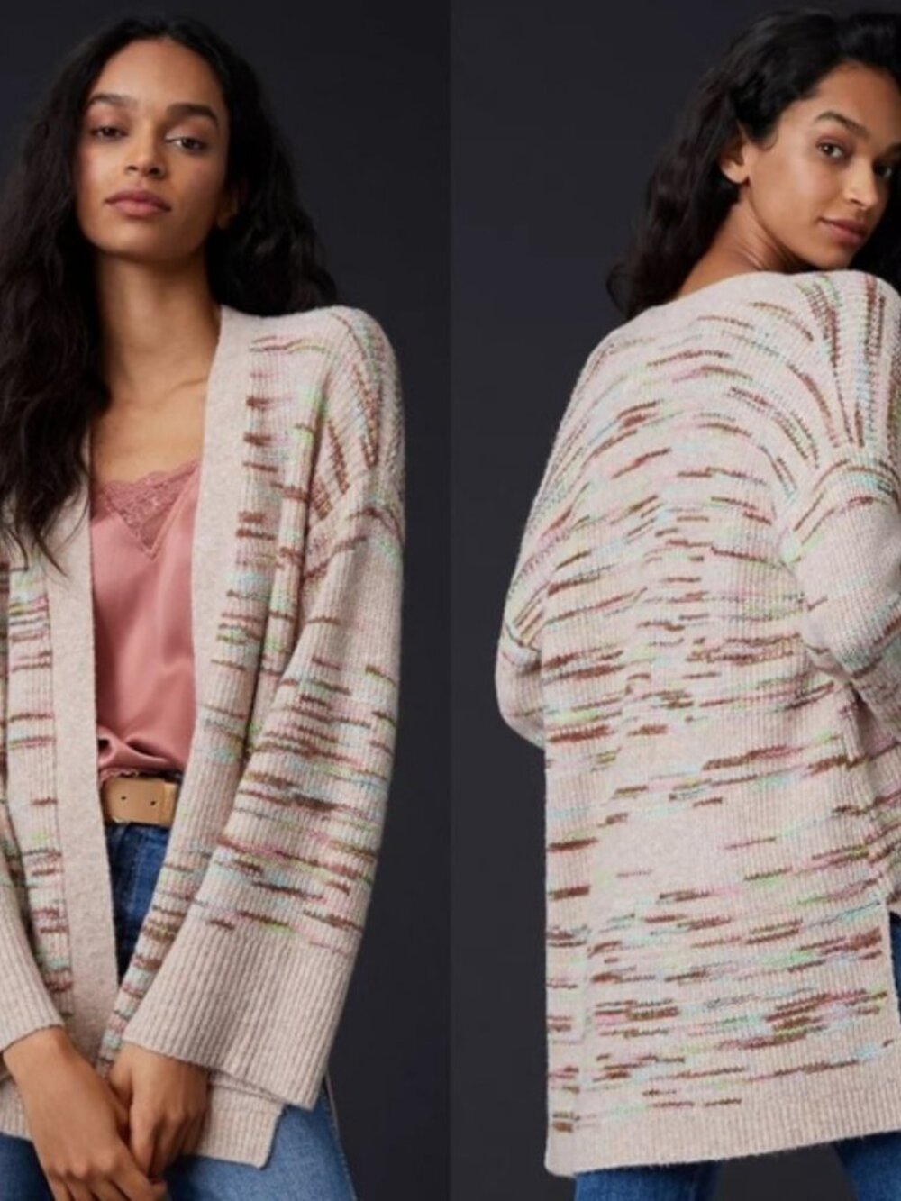 Anthropologie Leah Space-Dyed Cardigan